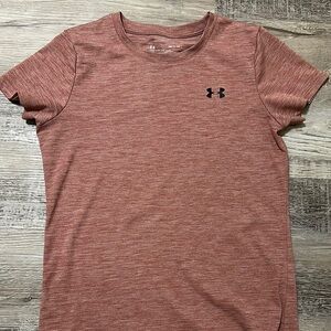 Under Armour Pink Fitted Short Sleeve T-Shirt